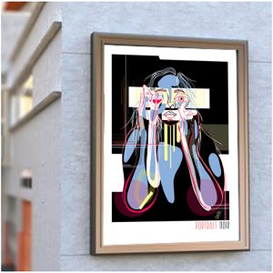 Visage représentant la maladie