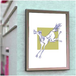 cheval mise en scène cadre