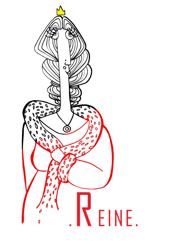 reine cadre inversée